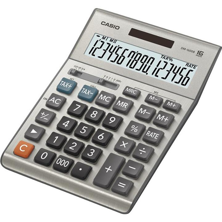 ماشین حساب کاسیو مدل DM-1600B Casio DM-1600B Calculator